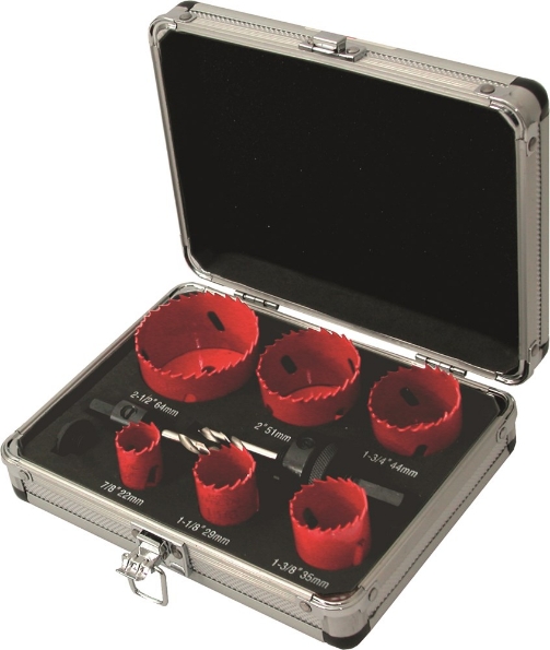 Afbeeldingen van Kelfort Gatzaagset elektriciën 9 delig