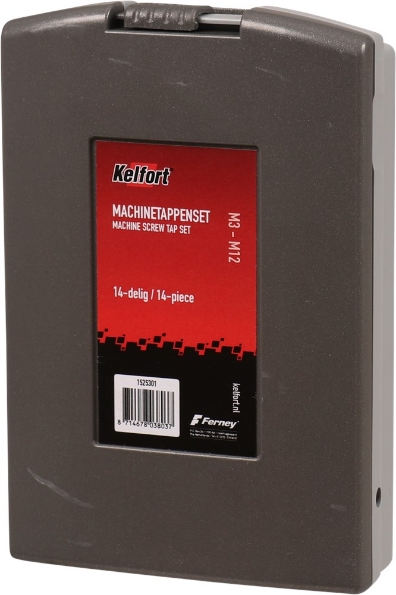 Afbeeldingen van Kelfort Machinetappenset m3-m12