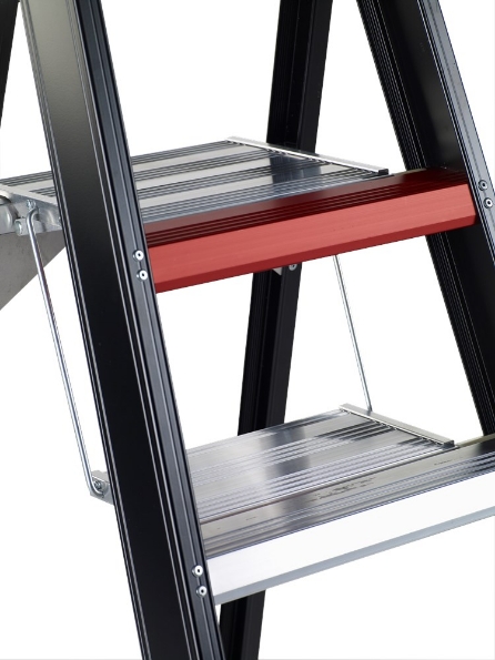 Afbeeldingen van Altrex Enkel oploopbaar - aluminium trap (gecoat) Taurus 3 treden