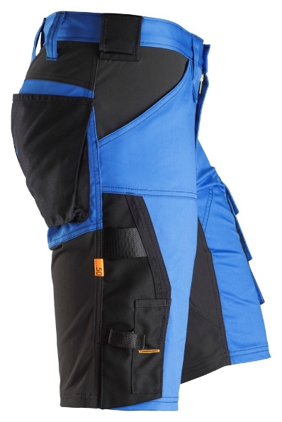 Afbeeldingen van Snickers Workwear AllroundWork, Stretch Korte Broek 6143 blauw/zwart 60