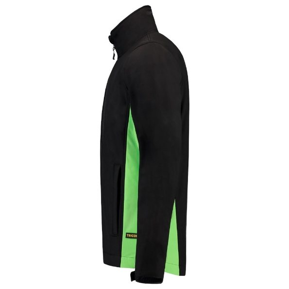 Afbeeldingen van TRICORP WORKWEAR Softshell Bicolor 402002 zwart/lime XS