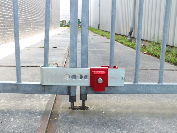 Afbeeldingen van DoubleLock Container Lock RED SCM Container Lock RED SCM