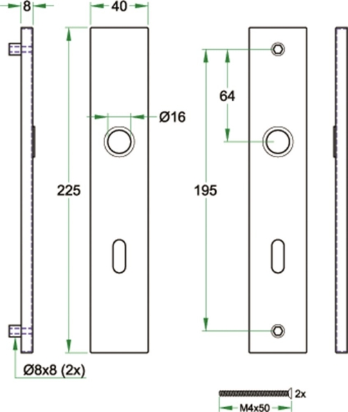 Afbeeldingen van Oxloc langschilden rvs