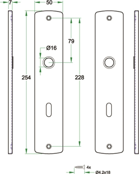 Afbeeldingen van Oxloc langschilden rvs