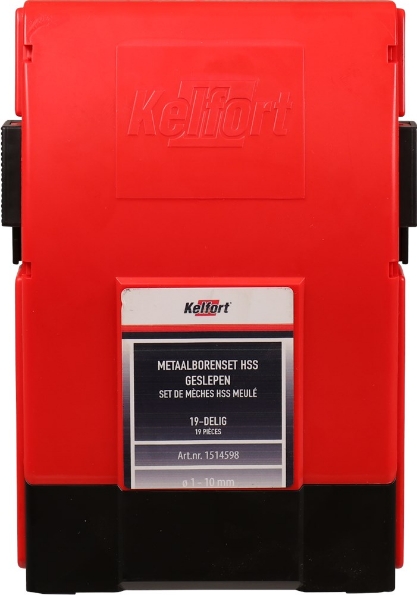 Afbeeldingen van Kelfort Metaalborenset HSS  1.0 - 10.0