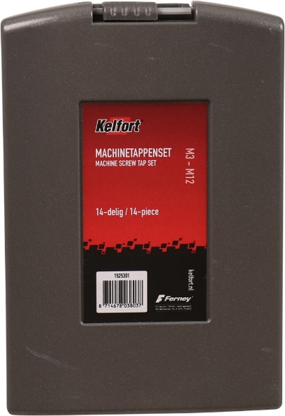 Afbeeldingen van Kelfort Machinetappenset m3-m12