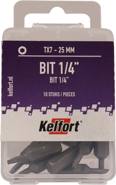 Afbeeldingen van Kelfort Bit 1/4" pz3-25mm