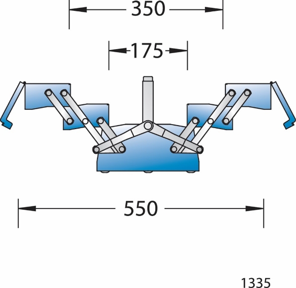 Afbeeldingen van GEDORE Gereedschapkist 5 vakken, lang model 1335 L