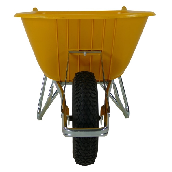 Afbeeldingen van Fort Kruiwagen SMB-100 geel 100 liter