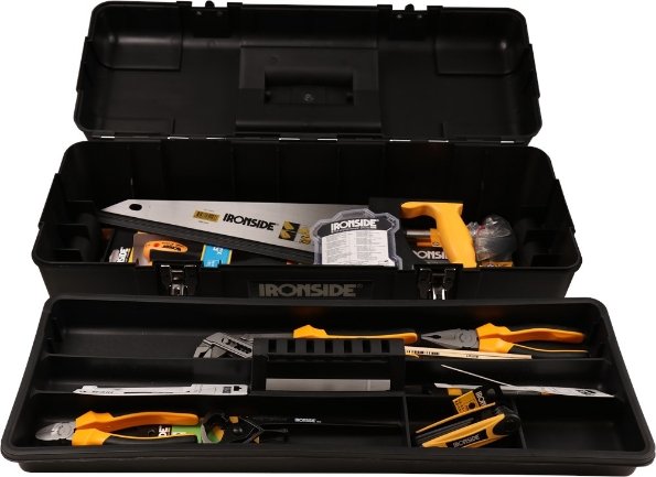 Afbeeldingen van Ironside Gereedschapskoffer (gevuld) 49 delig