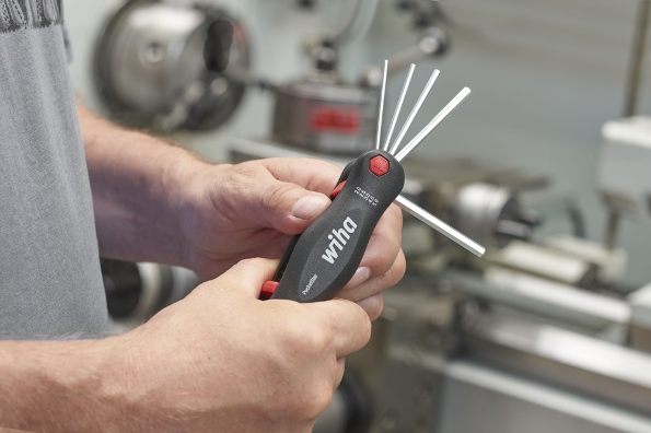 Afbeeldingen van Wiha Multitool PocketStar Zeskant 7-delig SB-versie met euroslot ophanger 351P