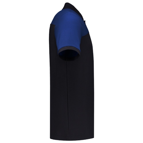 Afbeeldingen van TRICORP WORKWEAR Poloshirt Bicolor Naden 202006 navy/korenblauw XL