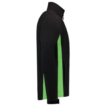 Afbeeldingen van TRICORP WORKWEAR Softshell Bicolor 402002 Zwart/lime M
