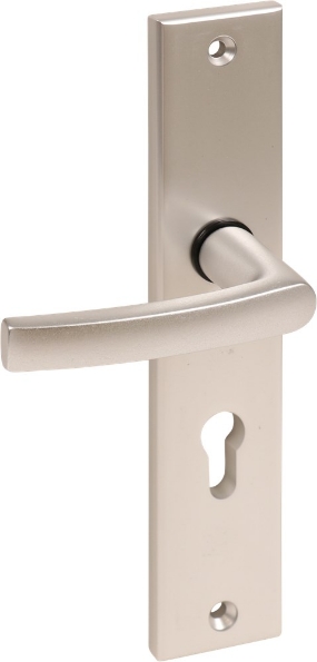 Afbeeldingen van Oxloc veiligheidslangschild met deurduwer aluminium