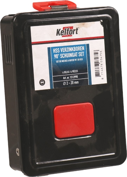 Afbeeldingen van Kelfort Verzinkborenset 4 dlg 2-20mm