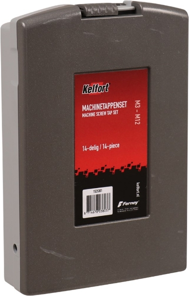 Afbeeldingen van Kelfort Machinetappenset m3-m12