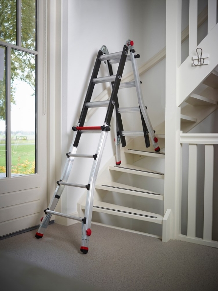 Afbeeldingen van Altrex Aluminium telescopische vouwladder Varitrex-Teleprof Flex 4x4
