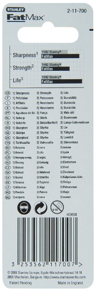 Afbeeldingen van STANLEY FatMax® Reservemessen 2-11-700 (10)