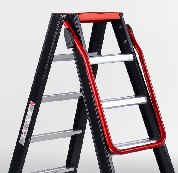Afbeeldingen van Altrex Dubbel oploopbaar - aluminium trap (gecoat) Taurus 2x8 treden