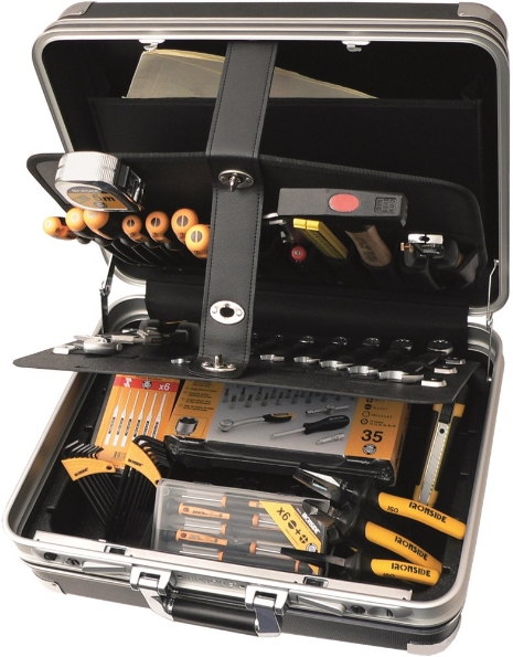 Afbeeldingen van Ironside Gereedschapskoffer (gevuld) 88 delig
