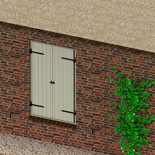 Afbeeldingen van GB Plaatduim Rustica pen Ø16 45mm zwart