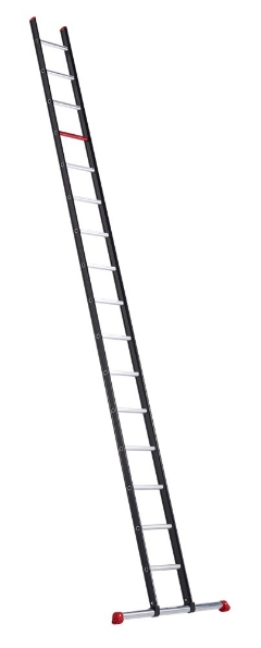 Afbeeldingen van Altrex Aluminium kokerladder (gecoat) - enkel Nevada 1x16