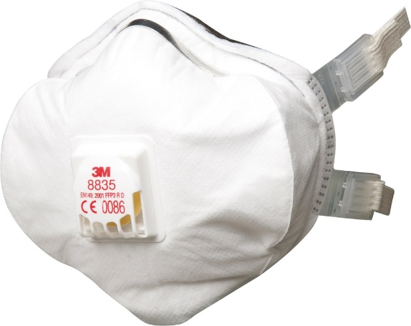 Afbeeldingen van 3M Stofmasker met uitademventiel FFP3