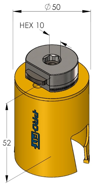 Afbeeldingen van ProFit Gatenzaag Multi Purpose 0908 50mm