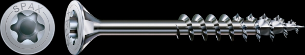 Afbeeldingen van SPAX Spaanplaatschroef platkop t-star
