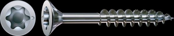 Afbeeldingen van Spax spaanplaatschroef platkop t-star plus