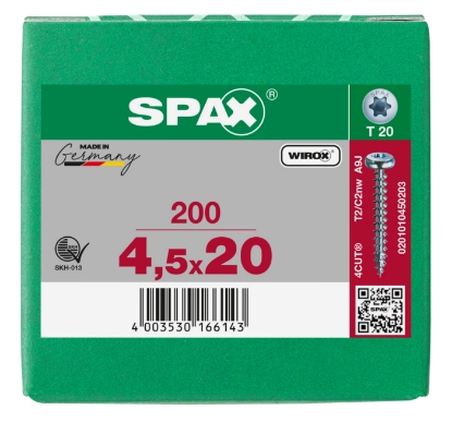 Afbeeldingen van Spax spaanplaatschroef bolkop t-star plus