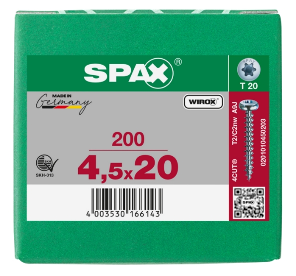 Afbeeldingen van Spax spaanplaatschroef bolkop t-star plus