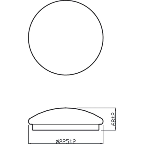 Afbeeldingen van Philips led plafondlamp Moire cl200 rd 6w 27k