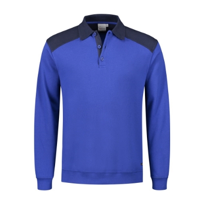 Afbeeldingen van Santino polosweater Tesla korenblauw/marine