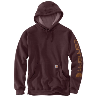 Afbeeldingen van Carhartt Loose fit midweight logo sleeve graphic sweatshirt K288 Bordeaux rood 2XL
