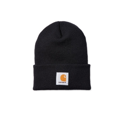 Afbeeldingen van Carhartt Knit cuffed beanie A18 muts zwart