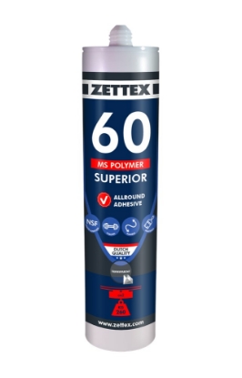 Afbeeldingen van Zettex Polymeerkit MS 60 zwart 290ml