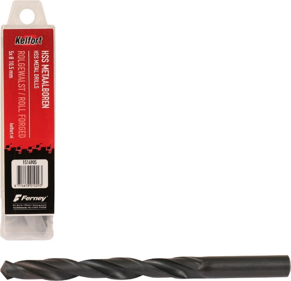 Afbeeldingen van Kelfort Gerolde Metaalspiraalboor HSS 10.5mm