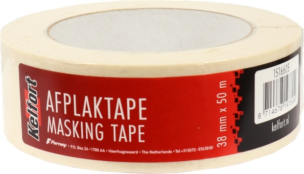 Afbeeldingen van Kelfort Afplaktape 38mm x50m