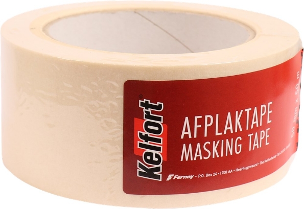Afbeeldingen van Kelfort Afplaktape 50mmx 50m