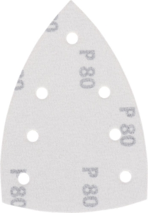 Afbeeldingen van Kelfort klitdeltaschuurstrook 98x148 k80 wit 7 gaten