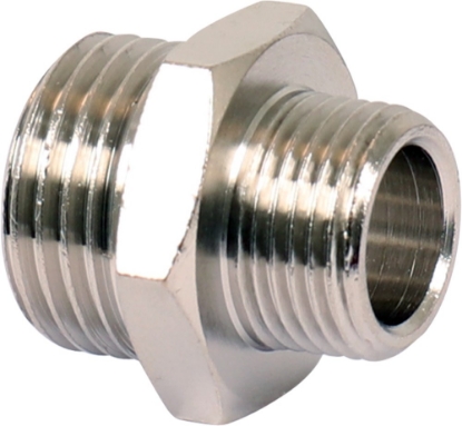 Afbeeldingen van Ironside Patentnippel buitendraad 3/8"-1/2"