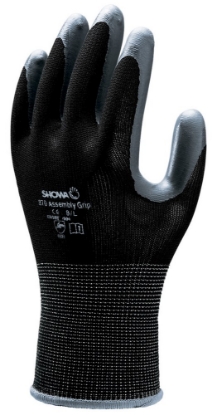 Afbeeldingen van Showa handschoen Nitril Assembly Grip zwart 370B 10/2XL