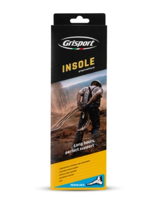 Afbeeldingen van Grisport Inlegzool medium voetboog zwart 43