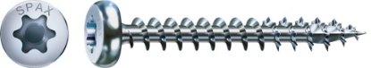 Afbeeldingen van SPAX Spaanplaatschroef, 4.5 x 16 mm, t20, plat conische kop, gegalvaniseerd, verzinkt