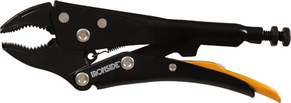 Afbeeldingen van Ironside Griptang met gebogen bekken 192mm klembereik 0-42mm
