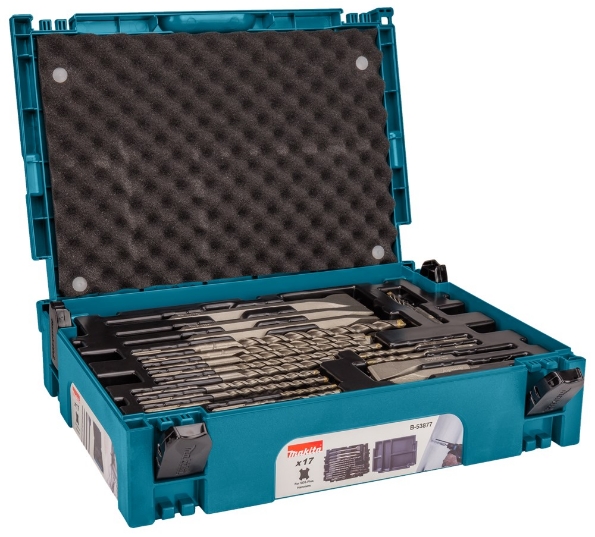 Afbeeldingen van Makita Boor/beitelet 17-dlg M-box nr1 B-53877