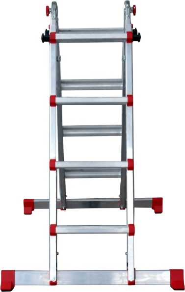 Afbeeldingen van Kelfort Vouwladder telescopisch 4x4