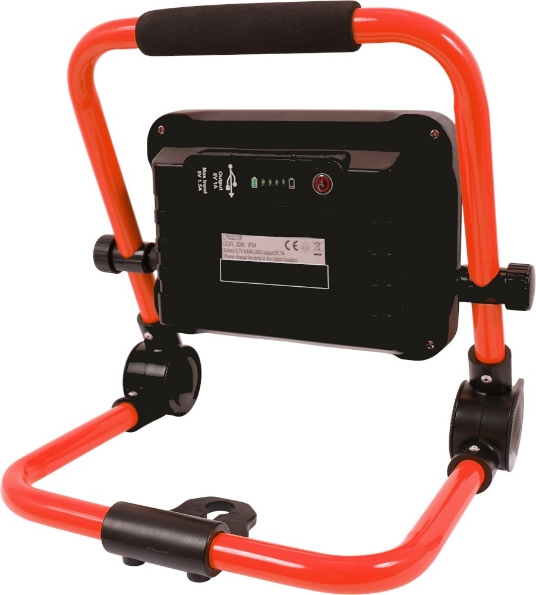 Afbeeldingen van Kelfort Bouwlamp LED met accu KLASSE III 10W 1000 lumen  