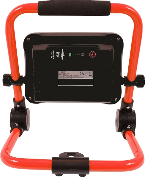 Afbeeldingen van Kelfort Bouwlamp LED met accu KLASSE III 10W 1000 lumen  